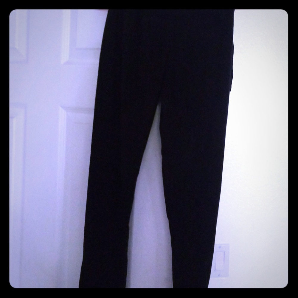 Black maternity leggings